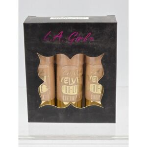 3 pack L.A. GIRL‎ Velvet Hi-Lite Contour Stick GCS583 LUMINOUS